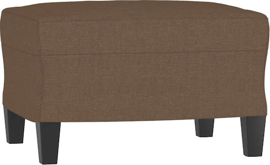 Three-Seater Fabric Couch Brown 198x77x80 cm