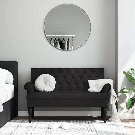 Canapea Cu Două Locuri Neagră 120x62x75.5cm