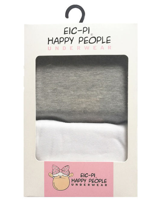 Happy People Παιδικό Σετ με Φανελάκια Κοντομάνικα Γκρι 2τμχ Happy People Παιδικό Σετ με Φανελάκια Κοντομάνικα Γκρι 2τμχ