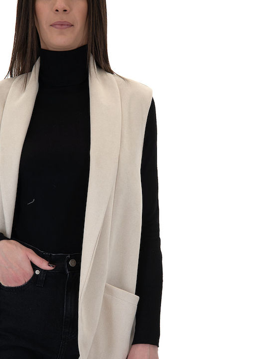 Women's Vest Beige