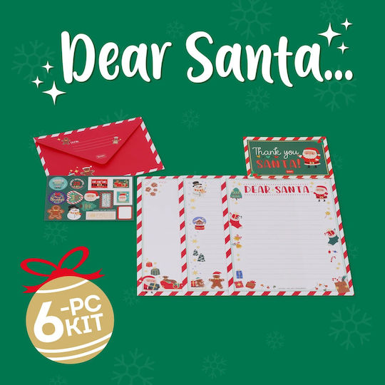 Legami Milano Santa Claus Letter 6cm