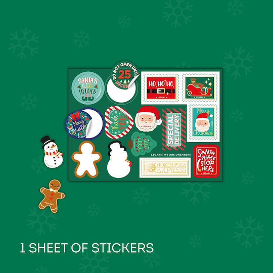 Legami Milano Santa Claus Letter 6cm