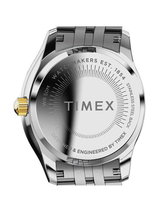 Timex Tone Women's Watch with Gold Metal Bracelet