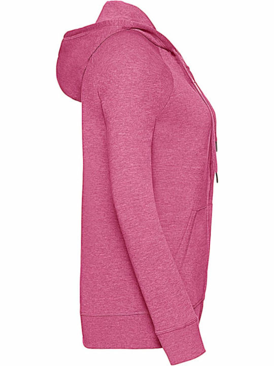 Russell Europe Women's Long Sleeve Promotional Sweatshirt Pink Marl