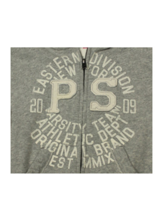 Aeropostale Kids Sweatshirt Cardigan with Hood Gray