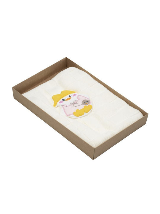 Kamtex Baby Nursery Swaddling Blanket with Animal 80x100cm