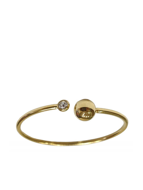 Tatu Moyo Bracelet Handcuffs made of Steel Gold Plated