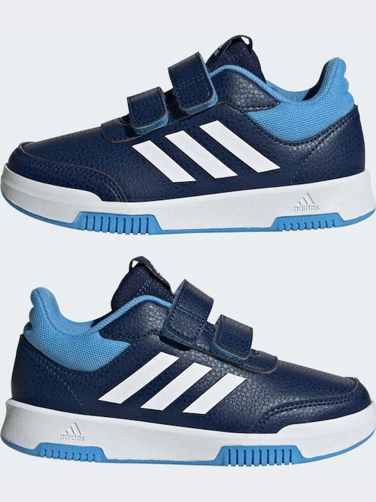 Tensaur Hook Loop Kids Sneakers with Scratch Dark Blue / Cloud White / Blue Burst