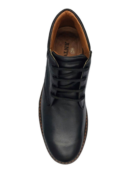 Piele Negru Ghete barbati Anatomic