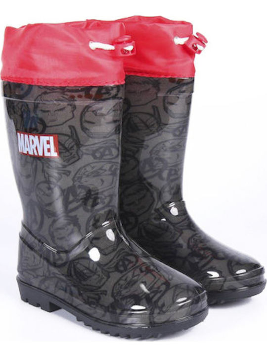 Παιδικές Γαλότσες Avengers Marvel Μαύρες
