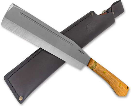 Condor Tool & Knives Chopper Macheta Aurie în Husă Din Piele
