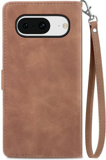 Flower Zipper Wallet Maro (Google Pixel 8)