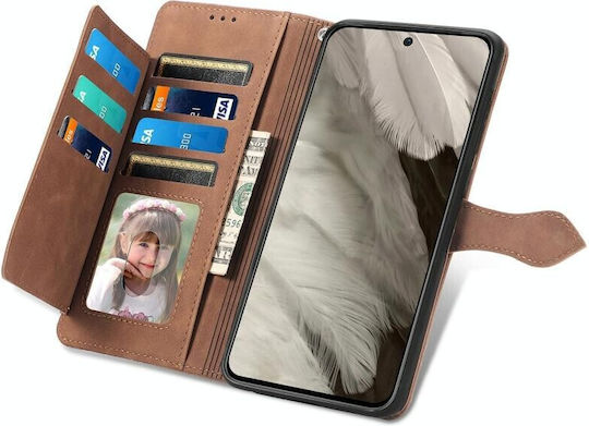 Flower Zipper Wallet Maro (Google Pixel 8)