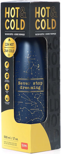 Legami Milano Hot&cold Stars Thermosflasche Rostfreier Stahl 500ml Stars