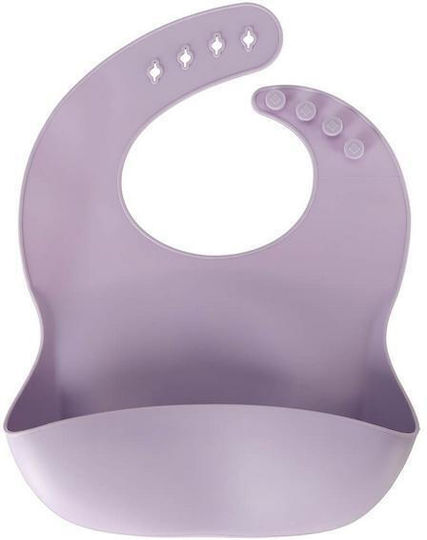 Hola Toys Feeding Set Crab made of Silicone Purple 6pcs