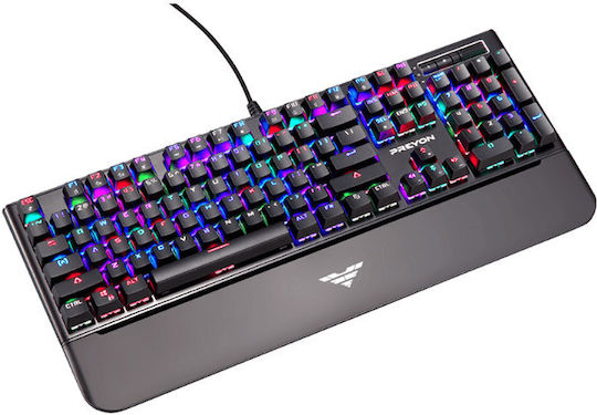 Preyon Long Claw Gaming Μηχανικό Πληκτρολόγιο με Gateron Brown διακόπτες και RGB φωτισμό (Αγγλικό US)