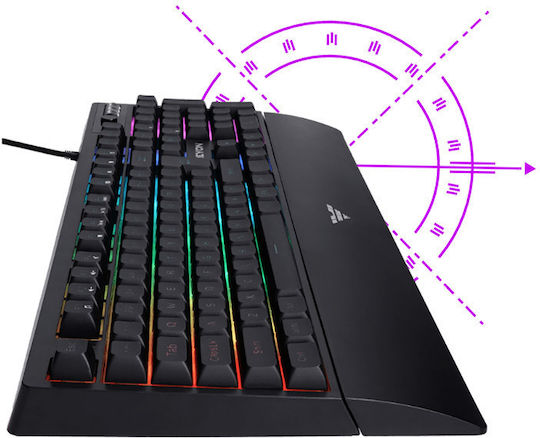 Preyon Long Claw Alpha Gaming Keyboard with RGB lighting (English US)