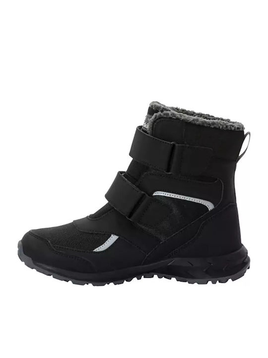 Jack Wolfskin Kids Hiking Boots Woodland Waterproof Black