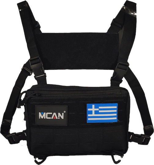 Mcan J-159 Στρατιωτικό Τσαντάκι Στήθους Μαύρο