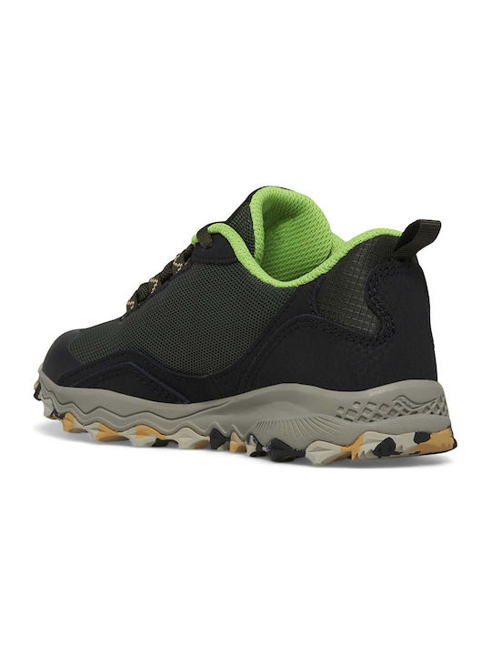 Saucony Kids Leather Hiking Shoes Peregrine Black