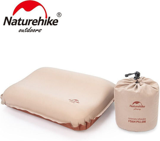 Naturehike Inflatable Camping Pillow Green 30x30cm