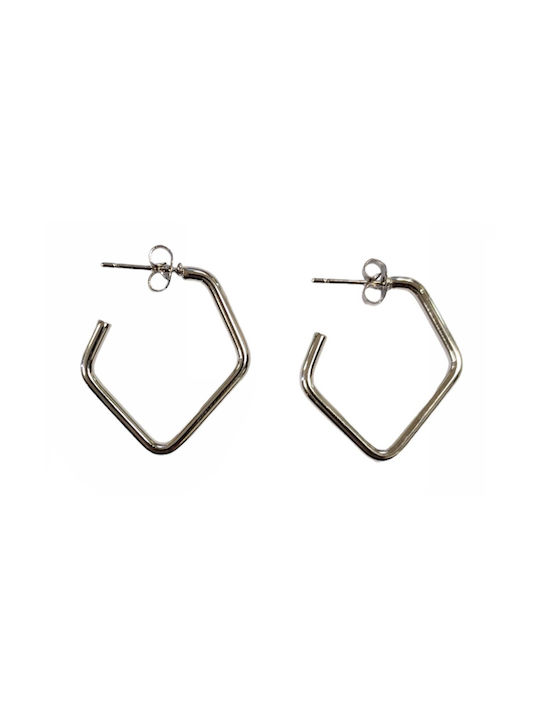 Tatu Moyo Earrings Hoops made of Steel