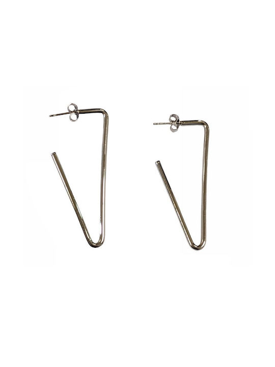 Tatu Moyo Earrings Hoops made of Steel