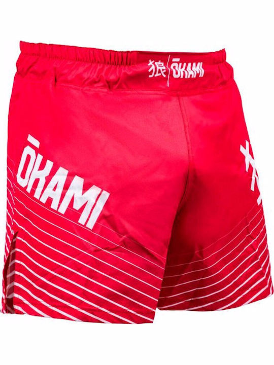 Okami OFS116 Șort MMA Roșu