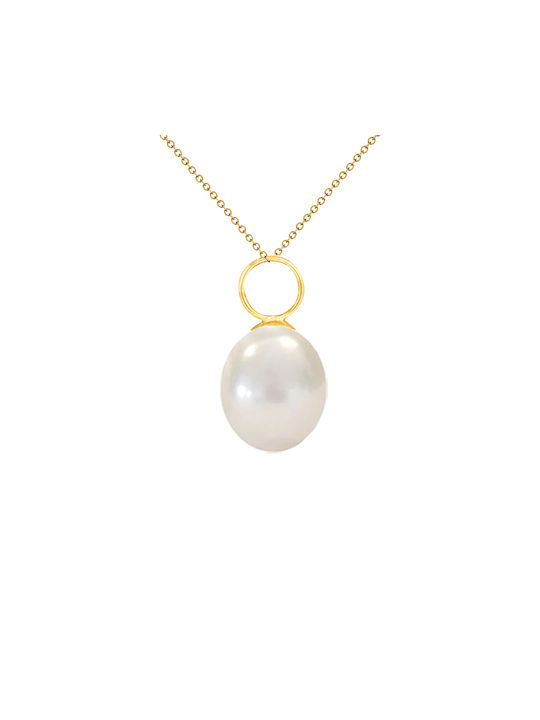 Margaritari Charm from Gold 18k with Pearls