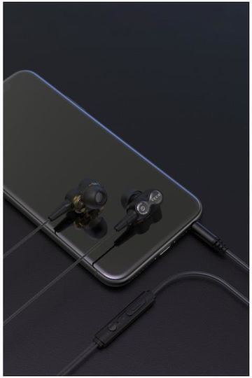 Devia EM102 În ureche Handsfree cu Mufă 3.5mm Black