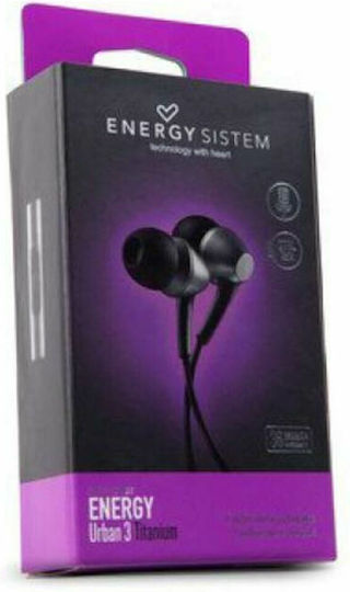 Energy Sistem 422838 In-ear Handsfree με Βύσμα 3.5mm Μαύρο