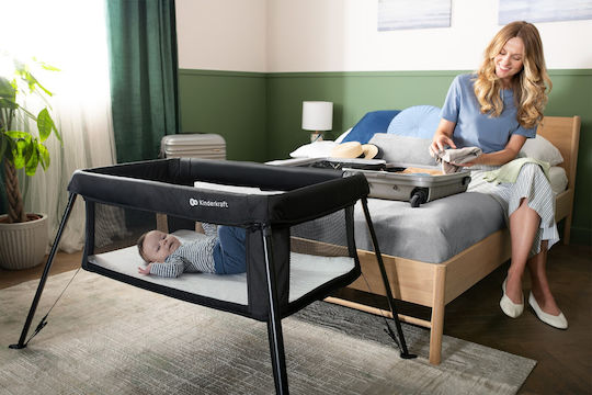 Kinderkraft Cami Park 2 Levels with Mattress White