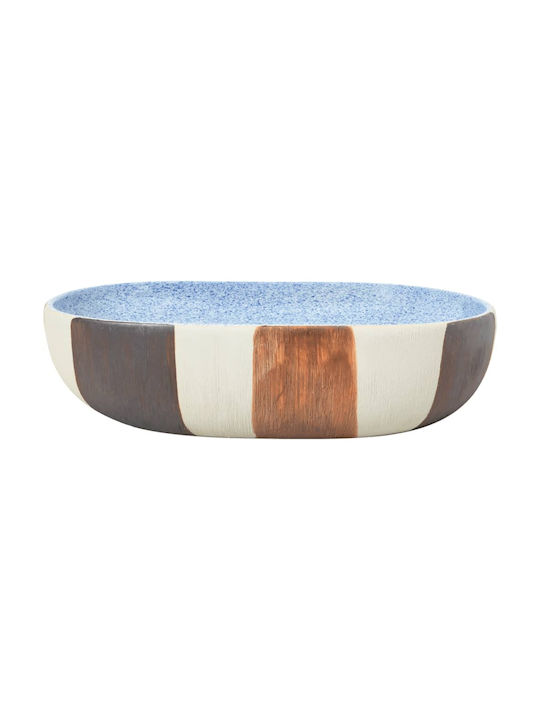 vidaXL Επικαθήμενος Νιπτήρας Κεραμικός 59x40x14cm Πολύχρωμος