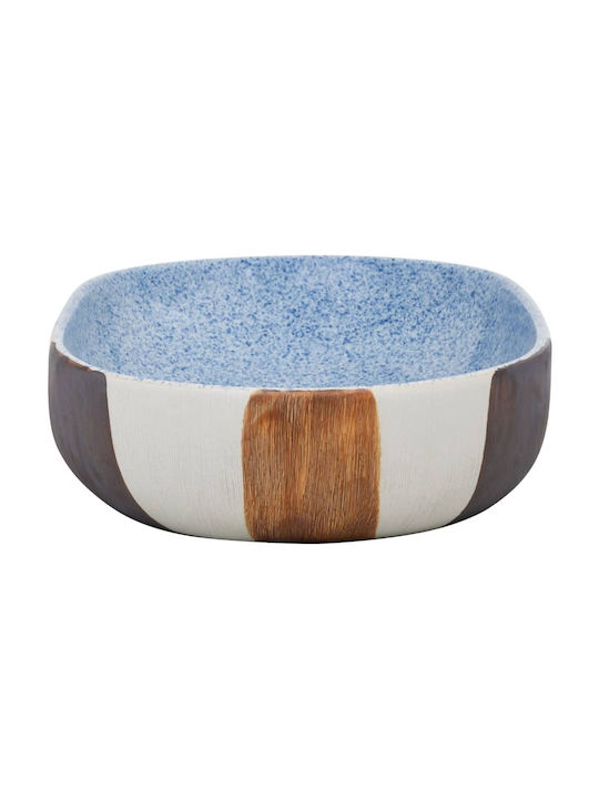 vidaXL Επικαθήμενος Νιπτήρας Κεραμικός 59x40x14cm Πολύχρωμος