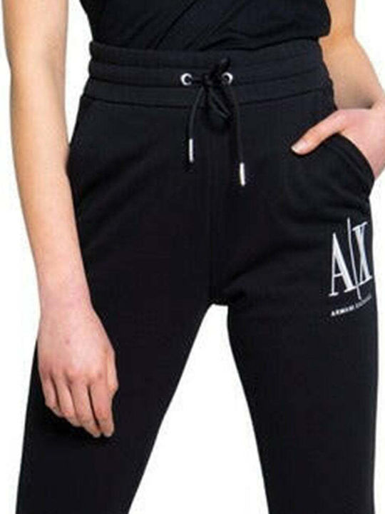 Armani Exchange Women's Cotton Trousers Black