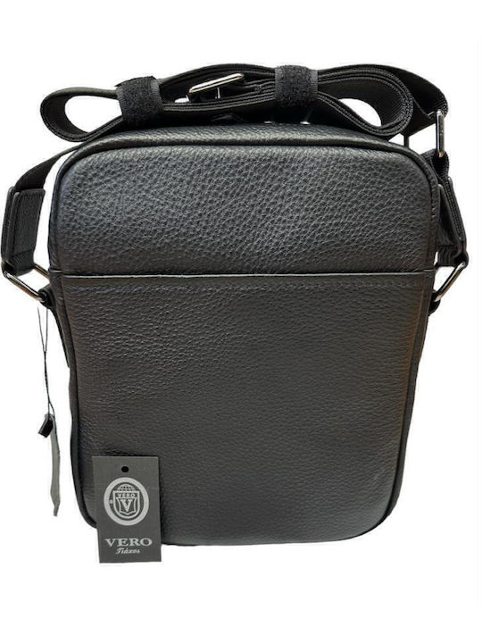 Leather Men's Bag Shoulder / Crossbody Black
