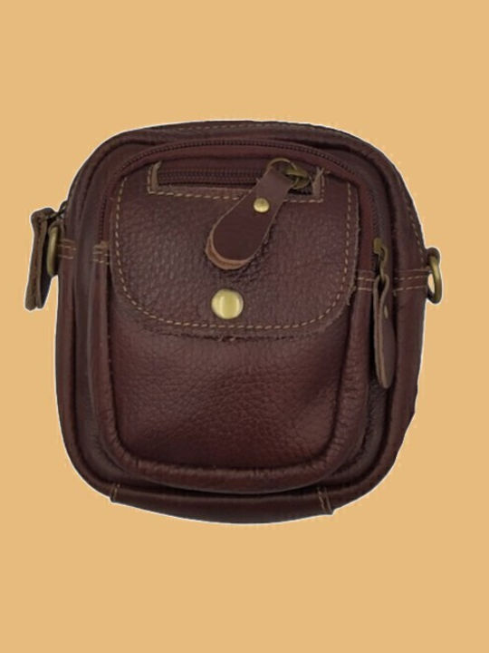 Leather Men's Bag Shoulder / Crossbody Brown