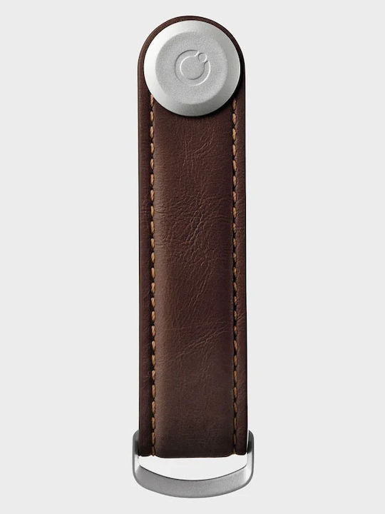 Orbitkey Κλειδοθήκη Δερμάτινη Καφέ