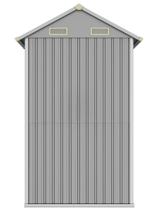 Metallische Gartenhaus Galvanisiert mit Lüftungsschlitzen M1.92xB1.525xH2.37m