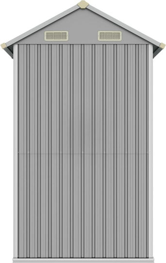 Metallic Garden Warehouse Galvanized with Air Vents L1.92xW1.525xH2.37m