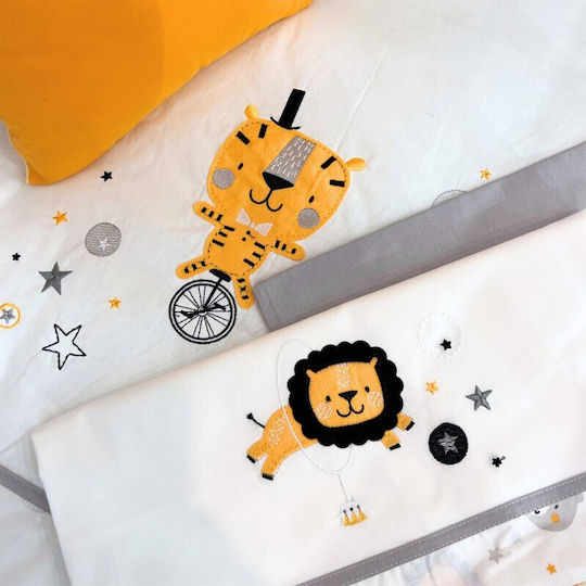 Funna Baby Σет За Количка Circus Сив 6бр