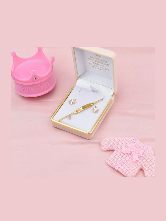 Goldjewels Vergoldete Kinderohrringe aus Silber