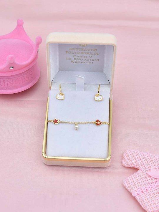 Goldjewels Vergoldete Kinderohrringe aus Silber