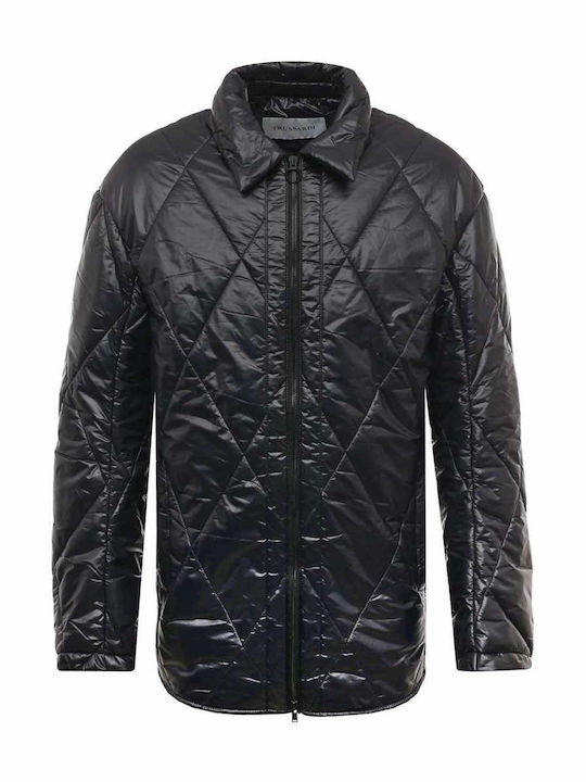 Trussardi Men's Winter Puffer Jacket Black