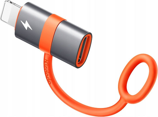 Mcdodo Μετατροπέας Lightning male σε USB-C female Πορτοκαλί 1τμχ OT-0510