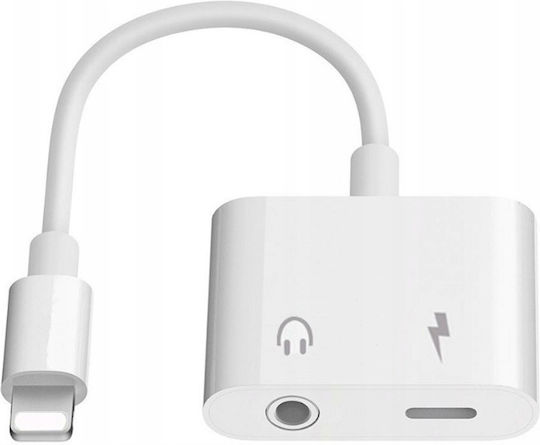 Lightning Konverter männlich zu 3.5mm weiblich Weiß 1 Stück CO2-0062