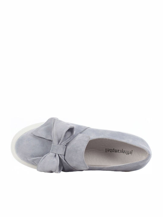 Дамски Slip-On Кожени Сини