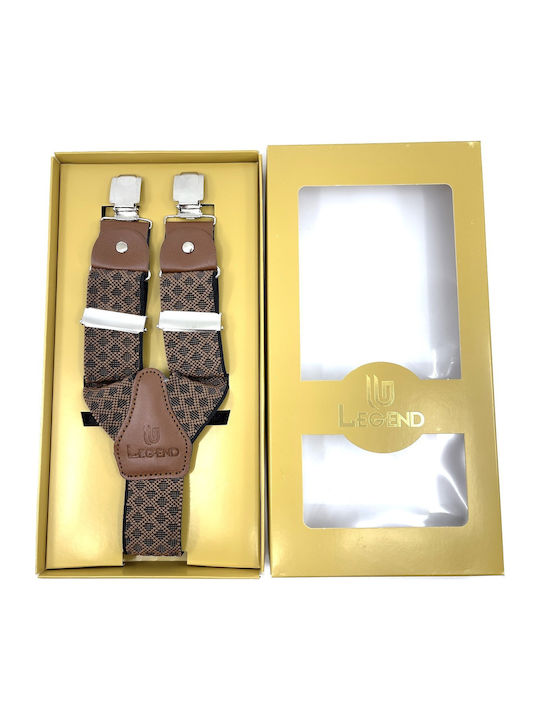 Legend Accessories Тиранти Printed Brown