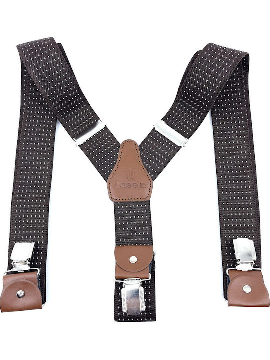 Legend Accessories Тиранти Printed Brown