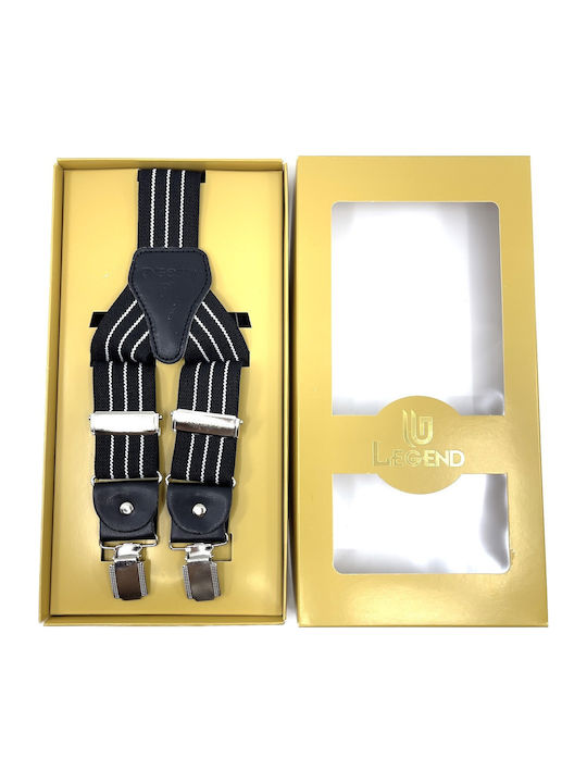 Legend Accessories Тиранти Отпечатани Black/White Legend Accessories Тиранти Отпечатани Black/White